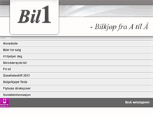 Tablet Screenshot of bil1as.no